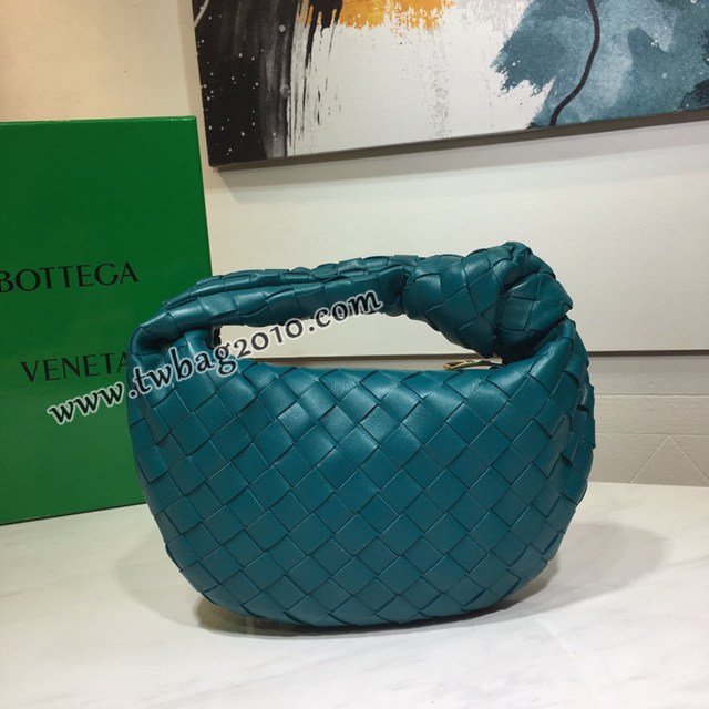 Bottega veneta高端女包 98080 寶緹嘉小號羊皮手工編織女包 BV爆款jodie新版本2代編織打結圓形hobo包  gxz1140